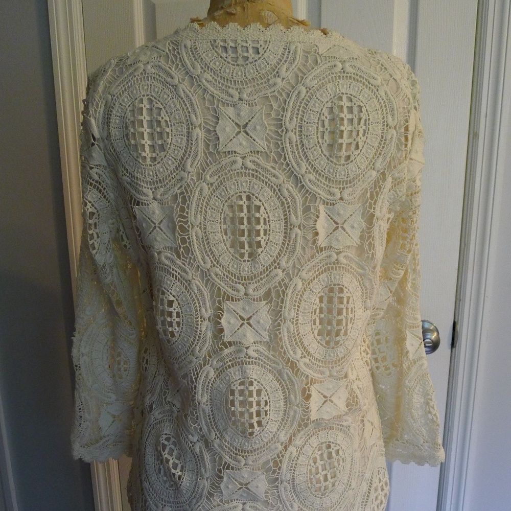 French Connection Cotton Lace Mini Dress - Picture 4 of 7